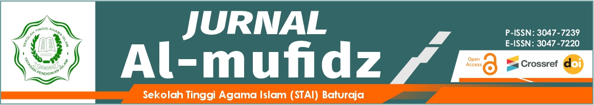 Jurnal Al-Mufidz : Jurnal Pendidikan Agama Islam